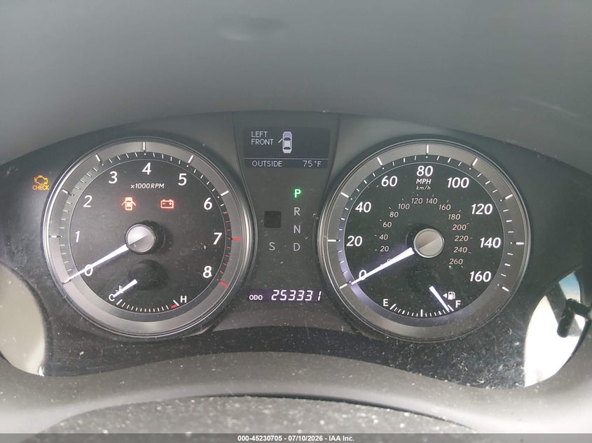 2010 Lexus Es 350 VIN JTHBK1EG1A2389542 IAAI salvage auction — NORMAL WEAR, Repossession Paperwork (Georgia), sold $875 on 2026-07-20 (photo 7)