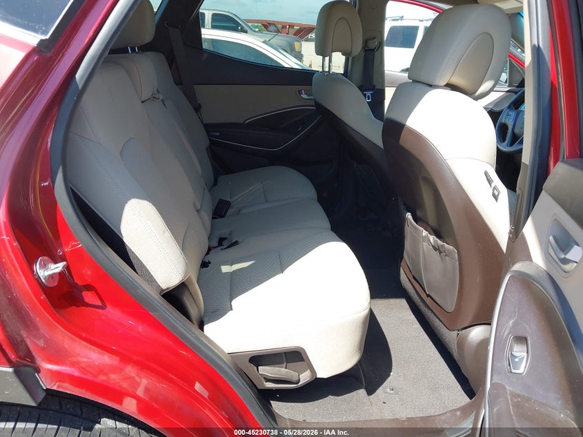 2017 Hyundai Santa fe VIN 5XYZU3LB0HG491055 IAAI salvage auction — FRONT END, Salvage (Texas), sold $3,300 on 2026-07-13 (photo 8)