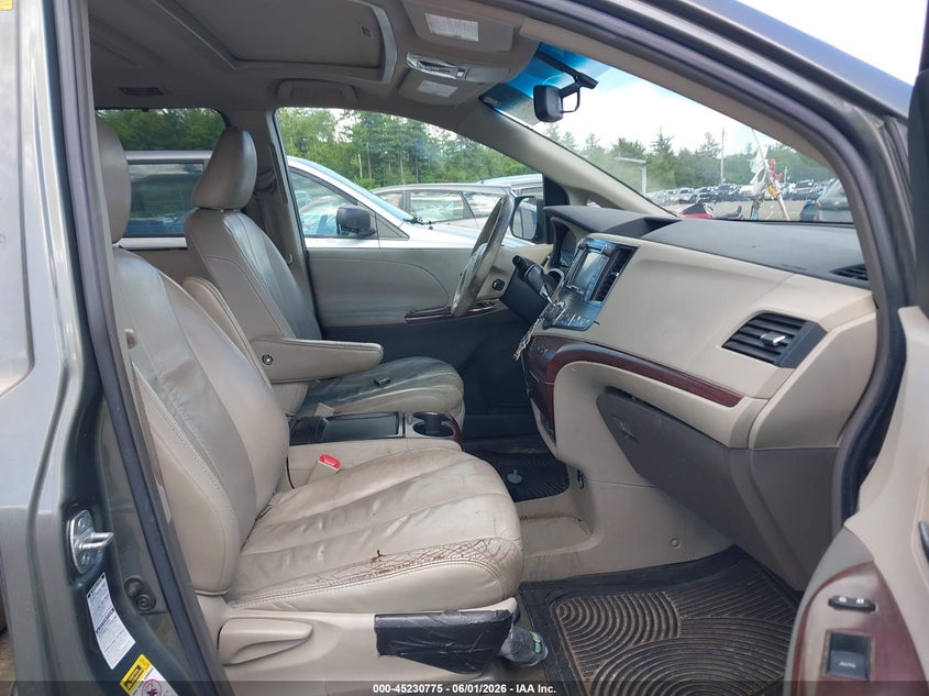 2011 Toyota Sienna VIN 5TDDK3DC8BS010146 IAAI salvage auction — FRONT END, Salvage (Massachusetts), sold $1,000 on 2026-07-10 (photo 5)