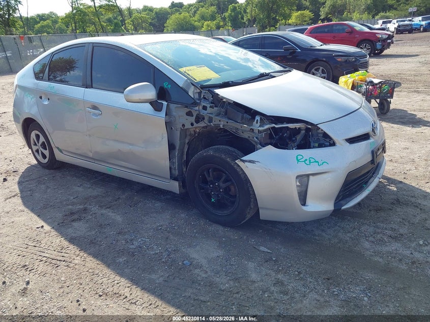 2013 Toyota Prius VIN JTDKN3DU6D5640411 IAAI salvage auction — SIDE, Salvage (New Jersey), sold $375 on 2026-07-28 (photo 1)