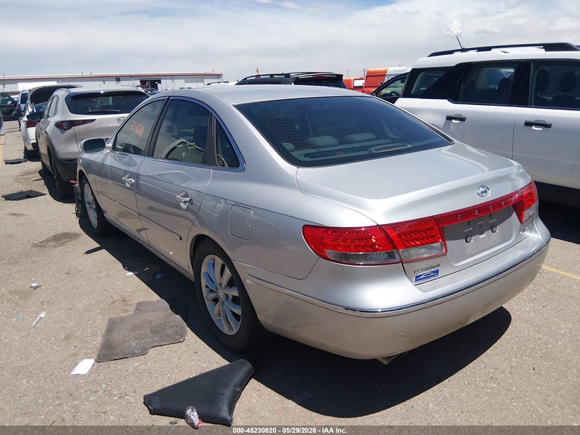 2006 Hyundai Azera VIN KMHFC46F86A053063 IAAI salvage auction — NORMAL WEAR, Clear (Colorado), sold $325 on 2026-07-14 (photo 3)