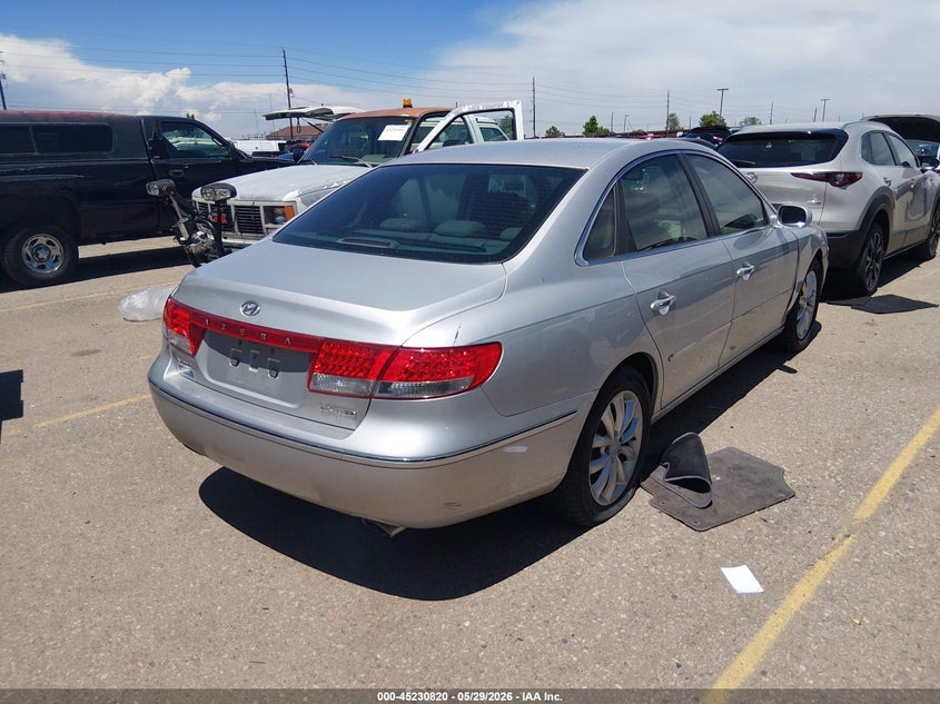 2006 Hyundai Azera VIN KMHFC46F86A053063 IAAI salvage auction — NORMAL WEAR, Clear (Colorado), sold $325 on 2026-07-14 (photo 4)