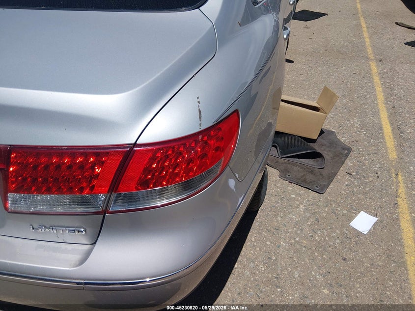 2006 Hyundai Azera VIN KMHFC46F86A053063 IAAI salvage auction — NORMAL WEAR, Clear (Colorado), sold $325 on 2026-07-14 (photo 6)