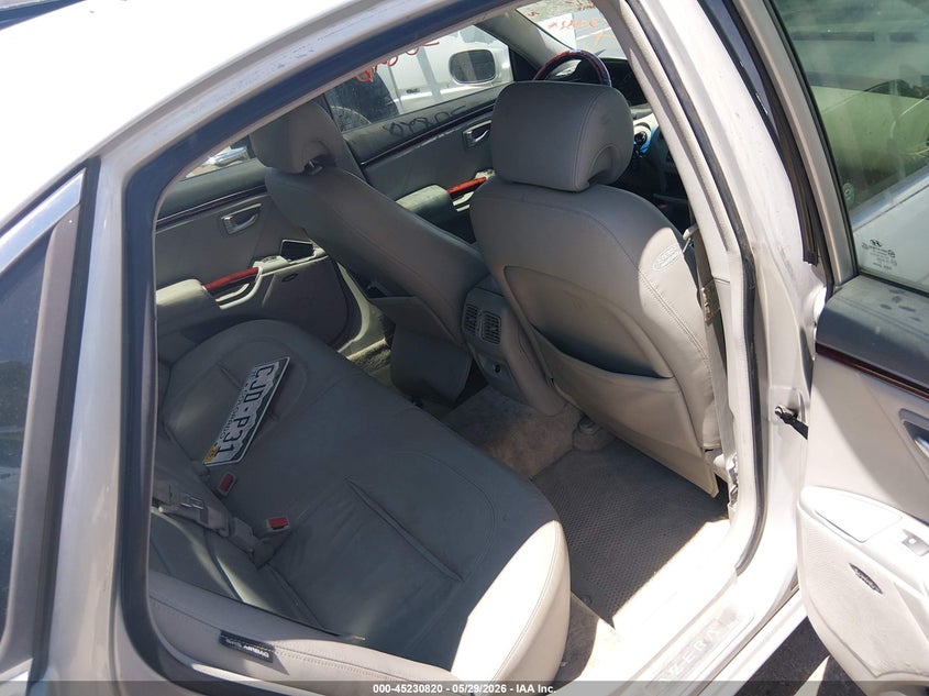 2006 Hyundai Azera VIN KMHFC46F86A053063 IAAI salvage auction — NORMAL WEAR, Clear (Colorado), sold $325 on 2026-07-14 (photo 8)