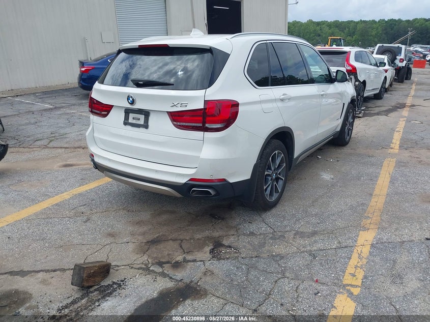 2018 BMW X5 VIN 5UXKR0C58J0X86054 IAAI salvage auction — FRONT END, Salvage (Georgia), sold $4,200 on 2026-07-29 (photo 4)