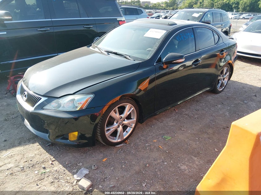 2009 Lexus Is 250 VIN JTHBK262792083031 IAAI salvage auction — REAR END, Salvage (Tennessee), sold $1,900 on 2026-07-09 (photo 2)
