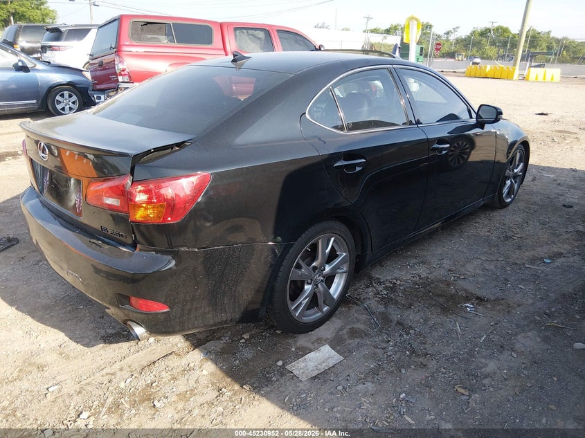 2009 Lexus Is 250 VIN JTHBK262792083031 IAAI salvage auction — REAR END, Salvage (Tennessee), sold $1,900 on 2026-07-09 (photo 4)