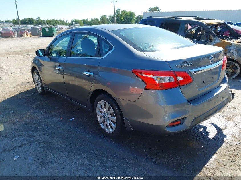 2016 Nissan Sentra VIN 3N1AB7APXGY300215 IAAI salvage auction — REAR END, Salvage Title, sold $1,600 on 2026-07-12 (photo 3)