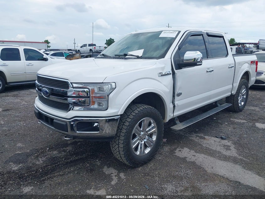 2019 Ford F-150 VIN 1FTEW1E44KFA35243 IAAI salvage auction — REAR END, Clear (Oklahoma), sold $15,300 on 2026-08-01 (photo 2)