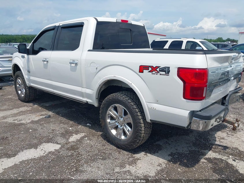 2019 Ford F-150 VIN 1FTEW1E44KFA35243 IAAI salvage auction — REAR END, Clear (Oklahoma), sold $15,300 on 2026-08-01 (photo 3)