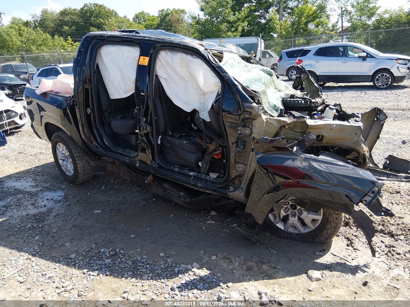 2022 Nissan Navara (frontier) VIN 1N6ED1EK2NN617076 IAAI salvage auction — ROLLOVER, Salvage (West Virginia), sold $600 on 2026-08-03 (photo 1)
