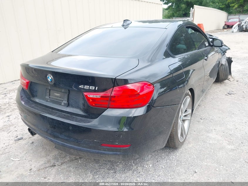 2014 BMW 4er VIN WBA3N3C58EF712412 IAAI salvage auction — FRONT END, Salvage Title, sold $700 on 2026-07-15 (photo 4)