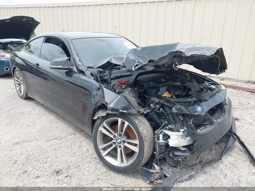 2014 BMW 4er VIN WBA3N3C58EF712412 IAAI salvage auction — FRONT END, Salvage Title, sold $700 on 2026-07-15 (photo 6)