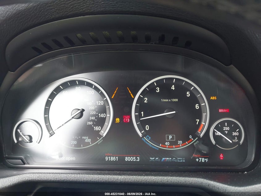 2018 BMW X4 VIN 5UXXW7C59J0W64035 IAAI salvage auction — FRONT END, Repossession Paperwork (Georgia), sold $11,300 on 2026-07-15 (photo 7)