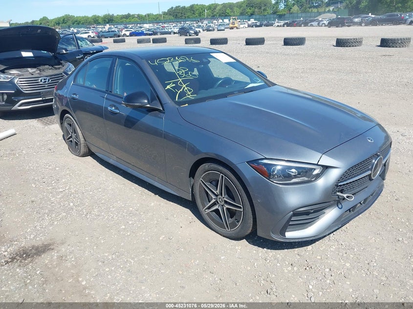 2024 Mercedes-benz C-klasse VIN W1KAF4HB0RR206305 IAAI salvage auction — FRONT END, Mv-907A (New York), sold $20,000 on 2026-07-26 (photo 1)