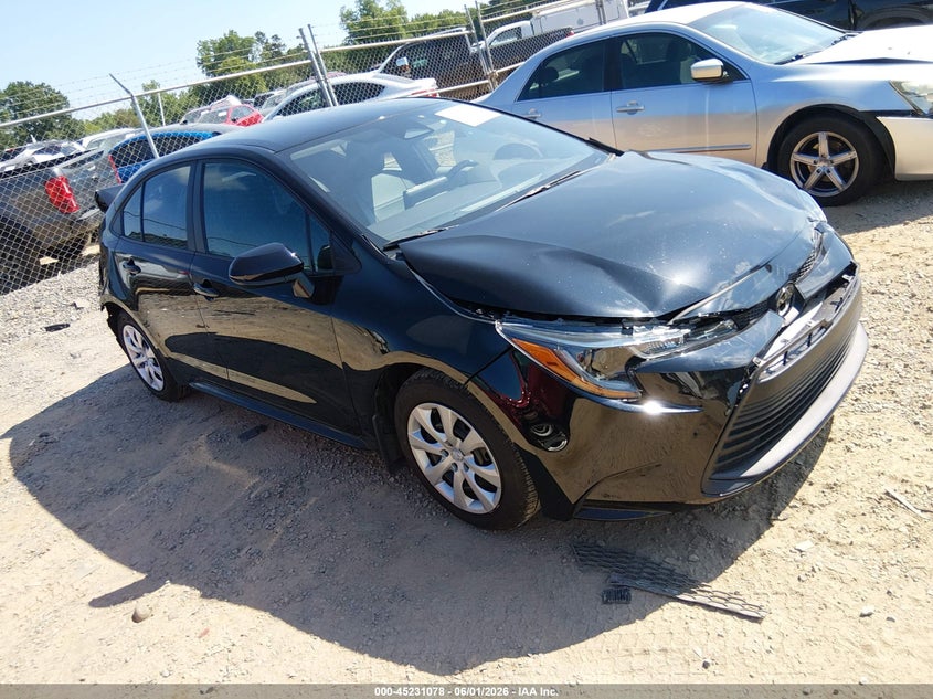 2025 Toyota Corolla VIN 5YFB4MDE4SP274658 IAAI salvage auction — REAR END, Salvage (North Carolina), sold $3,350 on 2026-07-31 (photo 1)