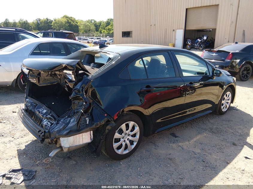 2025 Toyota Corolla VIN 5YFB4MDE4SP274658 IAAI salvage auction — REAR END, Salvage (North Carolina), sold $3,350 on 2026-07-31 (photo 4)