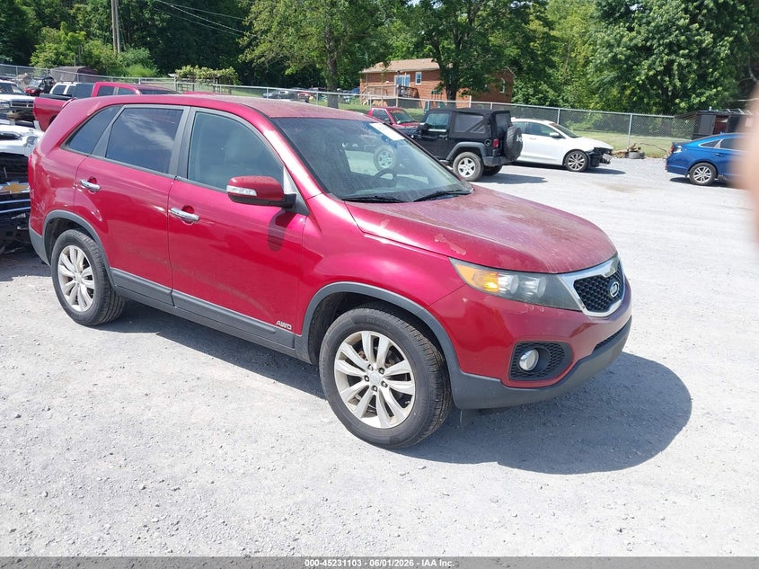 2011 Kia Sorento VIN 5XYKUDA27BG013166 IAAI salvage auction — NORMAL WEAR, Clear (Virginia), sold $450 on 2026-07-07 (photo 1)