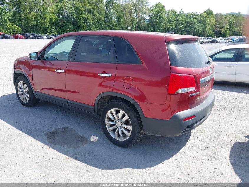 2011 Kia Sorento VIN 5XYKUDA27BG013166 IAAI salvage auction — NORMAL WEAR, Clear (Virginia), sold $450 on 2026-07-07 (photo 3)