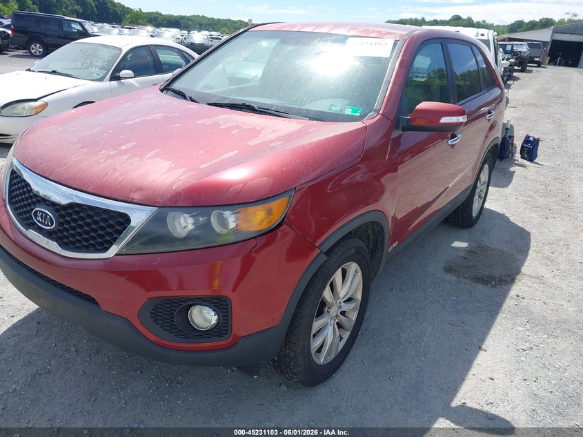 2011 Kia Sorento VIN 5XYKUDA27BG013166 IAAI salvage auction — NORMAL WEAR, Clear (Virginia), sold $450 on 2026-07-07 (photo 6)