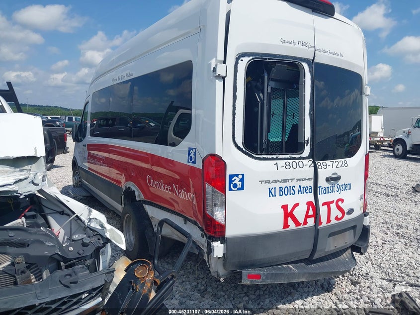 2024 Ford Transit VIN 1FDVU4X80RKB48420 IAAI salvage auction — ROLLOVER, Salvage Title, sold $7,100 on 2026-09-29 (photo 3)