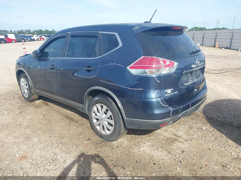 2016 Nissan Rogue VIN KNMAT2MT7GP661103 IAAI salvage auction — FRONT END, Salvage Title, sold $275 on 2026-07-14 (photo 3)