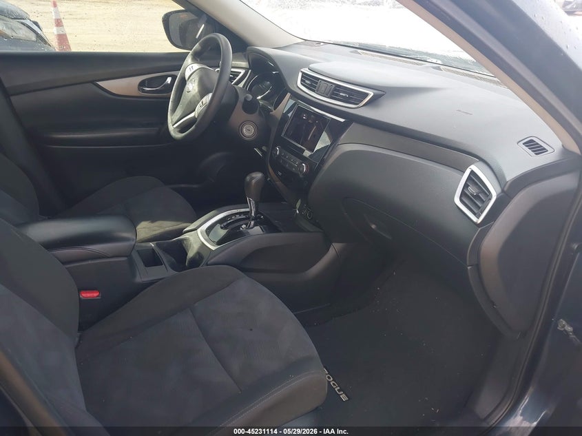 2016 Nissan Rogue VIN KNMAT2MT7GP661103 IAAI salvage auction — FRONT END, Salvage Title, sold $275 on 2026-07-14 (photo 5)
