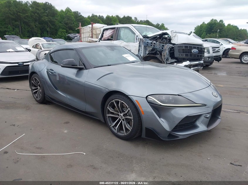 2022 Toyota Supra VIN WZ1DB2C02NW046499 — IAAI salvage auction photo