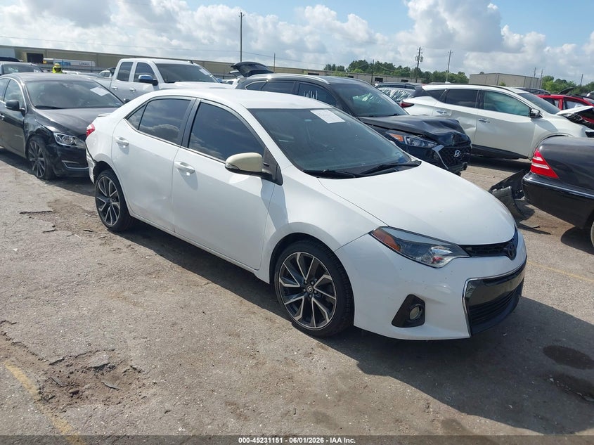 2016 Toyota Corolla VIN 5YFBURHE7GP517331 IAAI salvage auction — REAR END, Salvage Title, sold $4,050 on 2026-07-22 (photo 1)