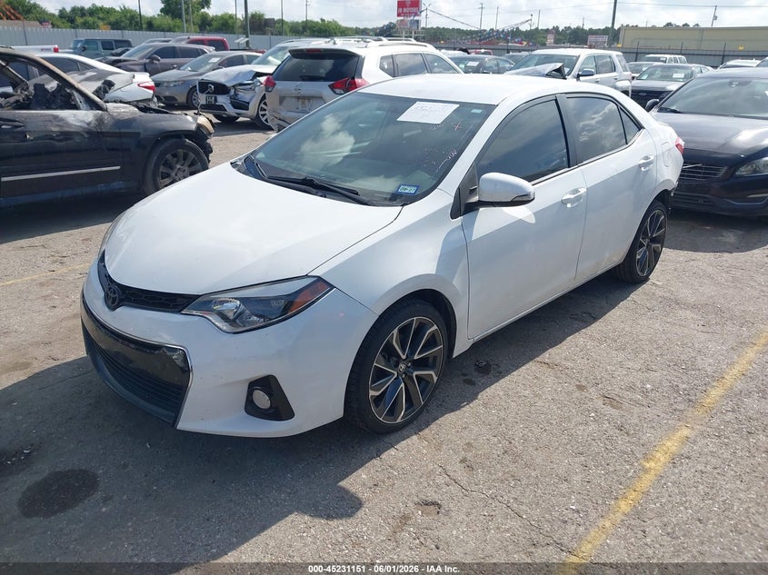 2016 Toyota Corolla VIN 5YFBURHE7GP517331 IAAI salvage auction — REAR END, Salvage Title, sold $4,050 on 2026-07-22 (photo 2)