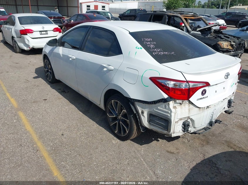 2016 Toyota Corolla VIN 5YFBURHE7GP517331 IAAI salvage auction — REAR END, Salvage Title, sold $4,050 on 2026-07-22 (photo 3)