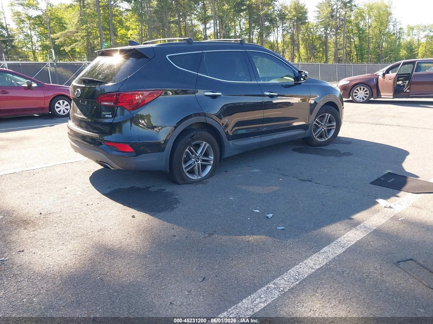 2018 Hyundai Santa fe VIN 5XYZUDLB5JG547406 IAAI salvage auction — RIGHT REAR, Mv-907A (New York), sold $3,325 on 2026-07-30 (photo 4)