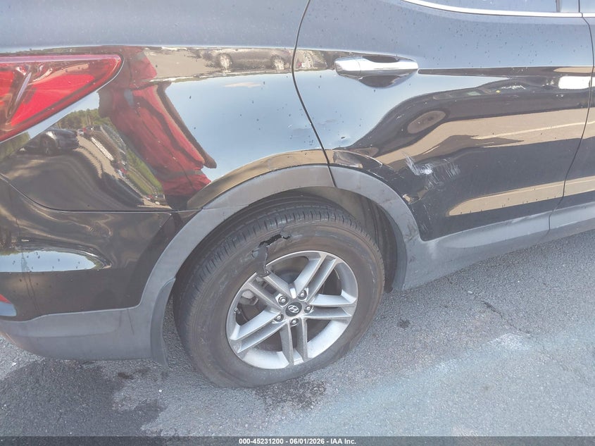 2018 Hyundai Santa fe VIN 5XYZUDLB5JG547406 IAAI salvage auction — RIGHT REAR, Mv-907A (New York), sold $3,325 on 2026-07-30 (photo 6)