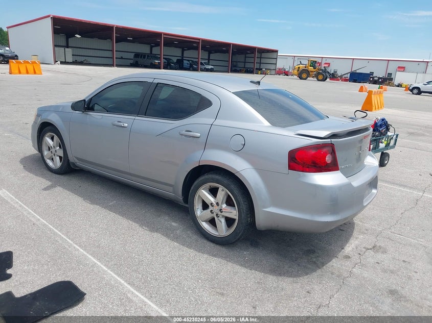 2013 Dodge Avenger VIN 1C3CDZAB0DN702970 IAAI salvage auction — RIGHT SIDE, Salvage Title, sold $300 on 2026-08-01 (photo 3)