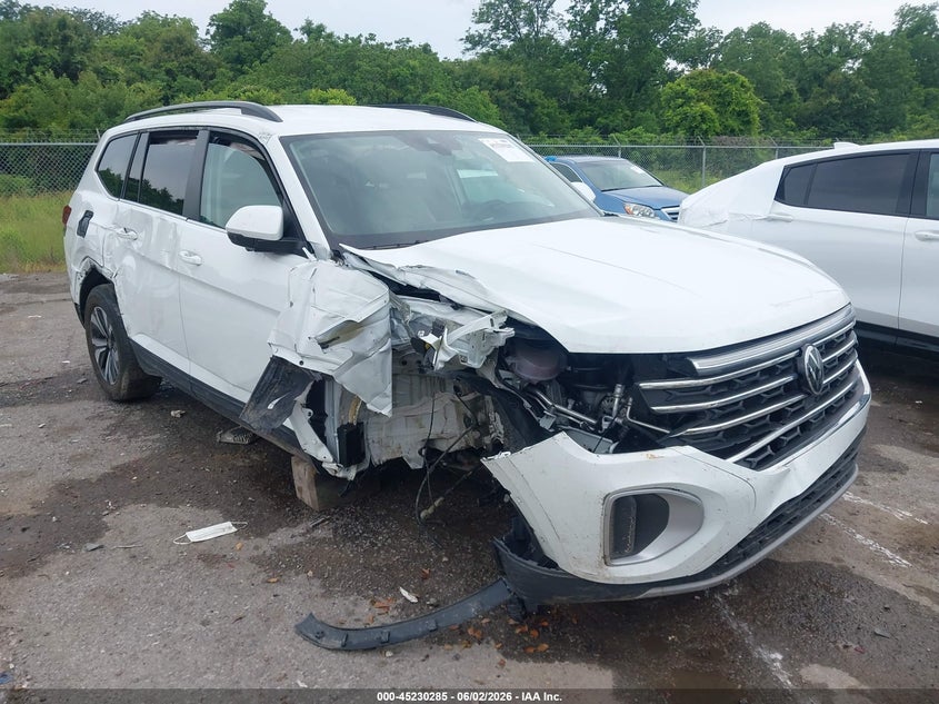 2024 Volkswagen Atlas VIN 1V2DR2CA6RC581781 IAAI salvage auction — RIGHT SIDE, Salvage Title, sold $4,900 on 2026-07-12 (photo 1)
