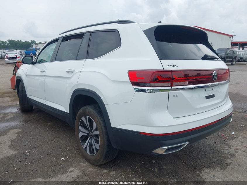 2024 Volkswagen Atlas VIN 1V2DR2CA6RC581781 IAAI salvage auction — RIGHT SIDE, Salvage Title, sold $4,900 on 2026-07-12 (photo 3)