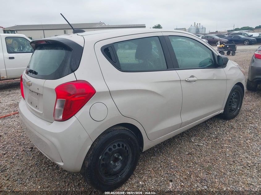 2018 Chevrolet Spark VIN KL8CB6SA3JC420506 IAAI salvage auction — NORMAL WEAR, Clear (Alabama), sold $825 on 2026-07-07 (photo 4)