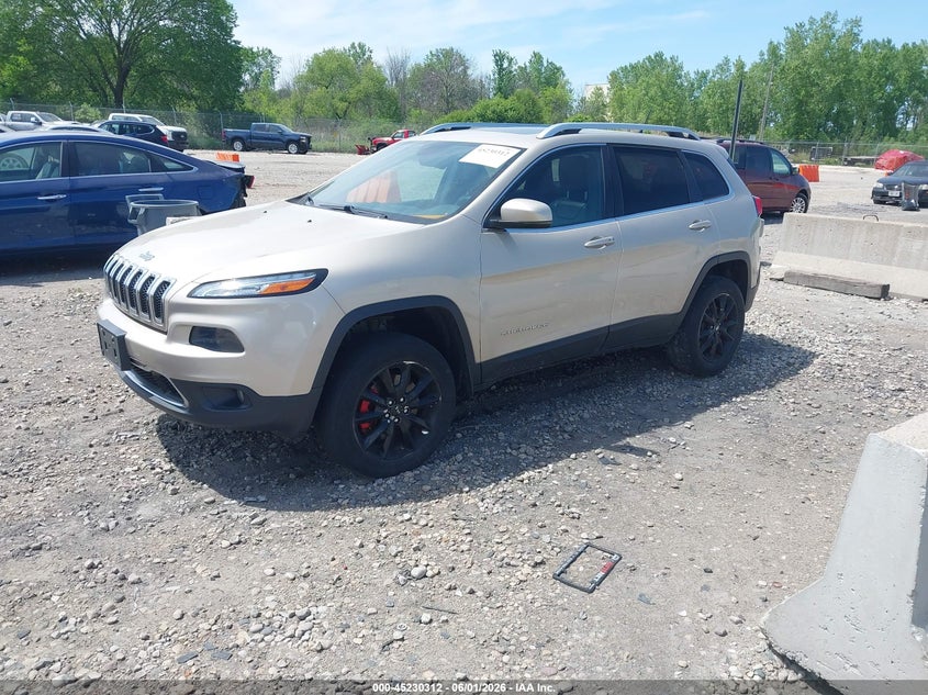 2015 Jeep Cherokee VIN 1C4PJMDS3FW558297 IAAI salvage auction — FRONT END, Salvage Title, sold $600 on 2026-07-23 (photo 2)