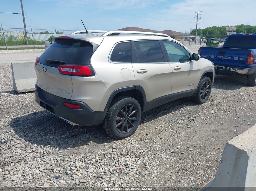 2015 Jeep Cherokee VIN 1C4PJMDS3FW558297 IAAI salvage auction — FRONT END, Clear (Wisconsin), sold $1,125 on 2026-07-24 (photo 4)