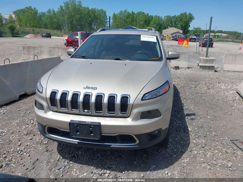2015 Jeep Cherokee VIN 1C4PJMDS3FW558297 IAAI salvage auction — FRONT END, Clear (Wisconsin), sold $1,125 on 2026-07-24 (photo 6)