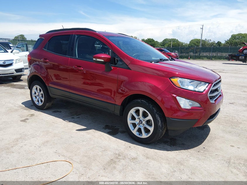 2021 Ford Ecosport VIN MAJ6S3GL4MC397471 IAAI salvage auction — HAIL, Salvage Title, sold $900 on 2026-07-24 (photo 1)