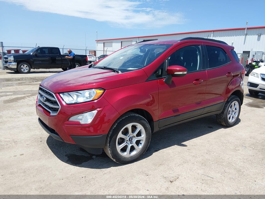 2021 Ford Ecosport VIN MAJ6S3GL4MC397471 IAAI salvage auction — HAIL, Salvage Title, sold $900 on 2026-07-24 (photo 2)