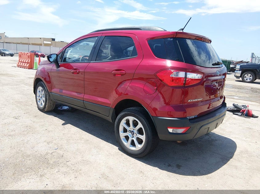 2021 Ford Ecosport VIN MAJ6S3GL4MC397471 IAAI salvage auction — HAIL, Salvage Title, sold $900 on 2026-07-24 (photo 3)