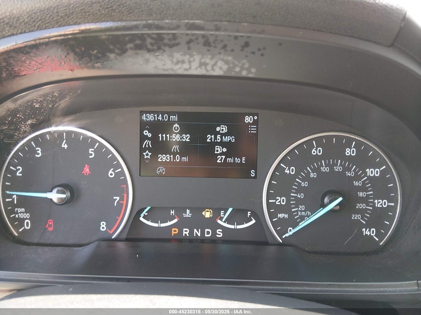 2021 Ford Ecosport VIN MAJ6S3GL4MC397471 IAAI salvage auction — HAIL, Salvage Title, sold $900 on 2026-07-24 (photo 7)