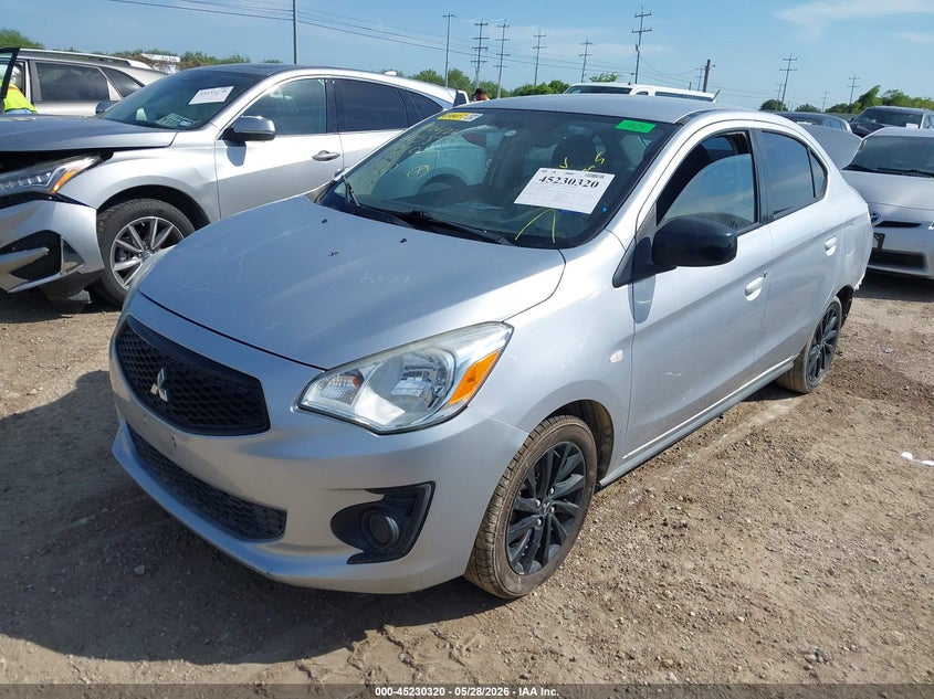 2020 Mitsubishi Mirage VIN ML32F4FJ0LHF01030 IAAI salvage auction — REAR END, Salvage Title, sold $1,950 on 2026-07-06 (photo 2)