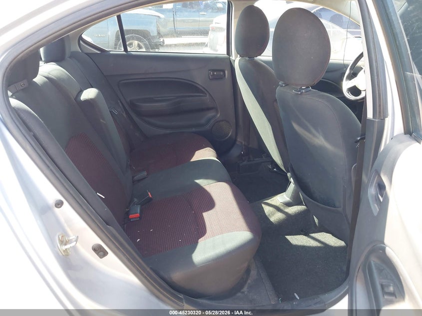 2020 Mitsubishi Mirage VIN ML32F4FJ0LHF01030 IAAI salvage auction — REAR END, Salvage Title, sold $1,950 on 2026-07-06 (photo 8)