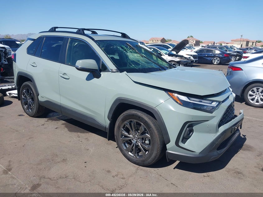 2023 Toyota Rav 4 VIN JTMB6RFV0PD094334 IAAI salvage auction — LEFT FRONT, Salvage Title, sold $9,550 on 2026-07-07 (photo 1)