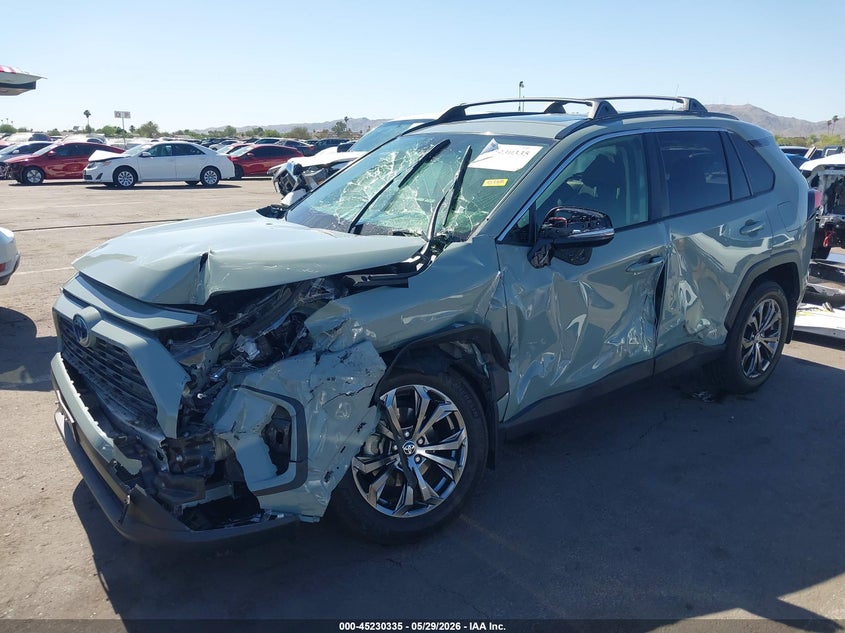 2023 Toyota Rav 4 VIN JTMB6RFV0PD094334 IAAI salvage auction — LEFT FRONT, Salvage Title, sold $9,550 on 2026-07-07 (photo 2)