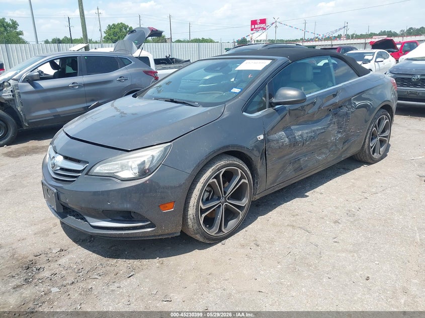 2016 Buick Cascada VIN W04WT3N59GG119894 IAAI salvage auction — SIDE, Salvage Title, sold $2,075 on 2026-07-22 (photo 2)