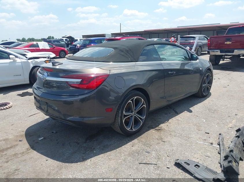 2016 Buick Cascada VIN W04WT3N59GG119894 IAAI salvage auction — SIDE, Salvage Title, sold $2,075 on 2026-07-22 (photo 4)